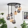 Gastor Taklampa, kullampa Amber, Rökfärger, 9-ljuskällor