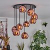 Koyoto Taklampa, kullampa Kopparfärg, 9-ljuskällor