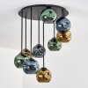 Ripoll Taklampa, kullampa Blå, Guld, Grön, 9-ljuskällor