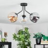 Ripoll Taklampa, kullampa Amber, Klart, Rökfärger, 3-ljuskällor
