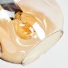 Ripoll Taklampa, kullampa Amber, Klart, Rökfärger, 3-ljuskällor