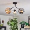 Ripoll Taklampa, kullampa Amber, Klart, Rökfärger, 3-ljuskällor