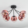 Koyoto Taklampa, kullampa 52 cm Klart, Kopparfärg, 5-ljuskällor