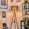 Soungou Golvlampa Brun, Naturfärger, Svart, 1-ljuskällor