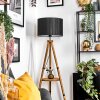 Soungou Golvlampa Brun, Naturfärger, Svart, 1-ljuskällor