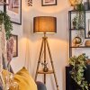 Soungou Golvlampa Brun, Naturfärger, Svart, 1-ljuskällor