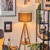Soungou Golvlampa Brun, Naturfärger, Svart, 1-ljuskällor