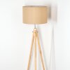 Soungou Golvlampa Krom, Naturfärger, 1-ljuskällor