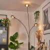 Nikkala Golvlampa Krom, Svart, 3-ljuskällor