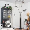 Nikkala Golvlampa Krom, Svart, 3-ljuskällor