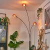 Nikkala Golvlampa Krom, Svart, 3-ljuskällor