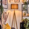 Soungou Golvlampa Naturfärger, Nickel matt, 1-ljuskällor