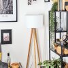 Soungou Golvlampa Naturfärger, Vit, 1-ljuskällor