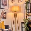 Soungou Golvlampa Naturfärger, Vit, 1-ljuskällor