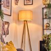 Soungou Golvlampa Naturfärger, Vit, 1-ljuskällor