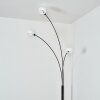 Nikkala Golvlampa Krom, Svart, 3-ljuskällor