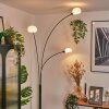 Nikkala Golvlampa Krom, Svart, 3-ljuskällor