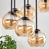 Koyoto Taklampa, kullampa Amber, 9-ljuskällor
