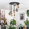 Gastor Taklampa, kullampa Amber, Klart, Rökfärger, 9-ljuskällor
