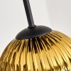 Koyoto Taklampa, kullampa 57 cm Guld, Klart, 9-ljuskällor