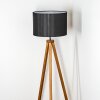 Soungou Golvlampa Naturfärger, Svart, 1-ljuskällor