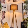 Soungou Golvlampa Naturfärger, Vit, 1-ljuskällor