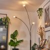 Nikkala Golvlampa Krom, Svart, 3-ljuskällor
