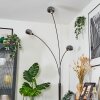 Nikkala Golvlampa Krom, Svart, 3-ljuskällor