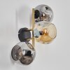 Ripoll kullampa, Vägglampa Guld, Svart, 3-ljuskällor