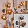 Gastor kullampa, Vägglampa Guld, Svart, 3-ljuskällor