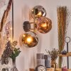 Gastor kullampa, Vägglampa Guld, Svart, 3-ljuskällor
