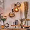 Gastor kullampa, Vägglampa Guld, Svart, 3-ljuskällor