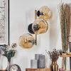 Gastor kullampa, Vägglampa Guld, Svart, 3-ljuskällor