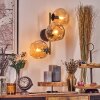 Gastor kullampa, Vägglampa Guld, Svart, 3-ljuskällor