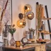 Ripoll kullampa, Vägglampa Guld, Svart, 3-ljuskällor