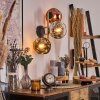 Ripoll kullampa, Vägglampa Guld, Svart, 3-ljuskällor