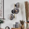 Koyoto kullampa, Vägglampa Guld, Svart, 3-ljuskällor
