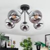 Gastor Taklampa, kullampa 52 cm Krom, Klart, Rökfärger, 5-ljuskällor
