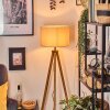 Soungou Golvlampa Naturfärger, Svart, 1-ljuskällor
