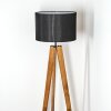 Soungou Golvlampa Naturfärger, Svart, 1-ljuskällor