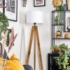 Soungou Golvlampa Naturfärger, Svart, 1-ljuskällor