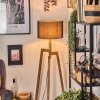 Soungou Golvlampa Naturfärger, Svart, 1-ljuskällor