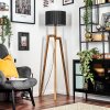 Soungou Golvlampa Naturfärger, Svart, 1-ljuskällor
