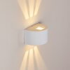 Windhoek vägglampa utomhus LED Vit, 2-ljuskällor