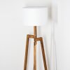Soungou Golvlampa Naturfärger, Svart, 1-ljuskällor
