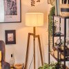 Soungou Golvlampa Naturfärger, Svart, 1-ljuskällor
