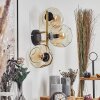 Gastor kullampa, Vägglampa Guld, Svart, 3-ljuskällor