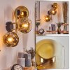 Ripoll kullampa, Vägglampa Guld, Svart, 3-ljuskällor