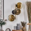 Ripoll kullampa, Vägglampa Guld, Svart, 3-ljuskällor