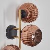 Ripoll kullampa, Vägglampa Guld, Svart, 3-ljuskällor